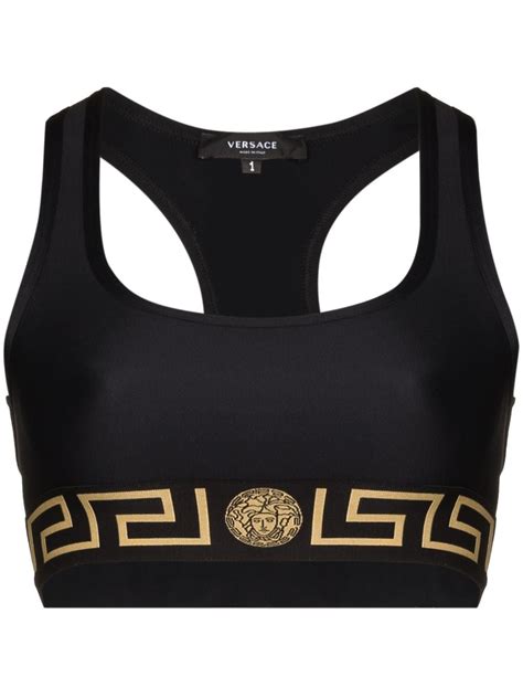 versace greek key sports bra|Shop Versace Greek Key Bra .